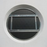 Round Stainless Steel Window #8 Finish For San Francisco Maritime Museum