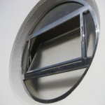 Opened Stainless Steel Round Window For San Francisco Maritime Museum
