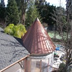 Copper panel turret