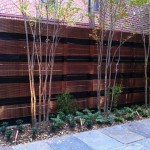 Copper perforated fence décor with ½’’ x ½’’ square openings ! One of four stock sizes.
