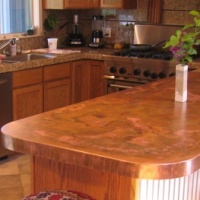 Stainless and Copper Countertops