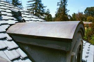 Flat Seam Copper Dormer Roof