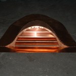 Winged Style Half Round Copper Dormer Vent