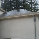 Gray Zinc Dormer Vents, Leaderheads and Downspout