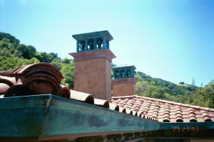 Eclipse Millennium Copper Gutter And Mission Style Deco Tops