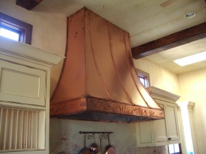 20 oz Copper Hood With Textured Copper Face