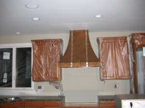 Sweep Style 48 oz Welded Copper Hood With Stainless Trim