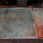 Perforated 48 oz Copper Drink Rail for Eleve Restaurant in Walnut Creek, CA