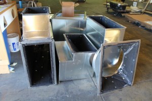 Insulated duct - plenums, elbows, square to rounds