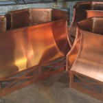 Octagonal Copper Deco Tops