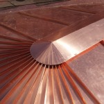 Copper Tapered Panel Roof And Cap