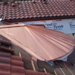 Copper Tapered Panel Roof