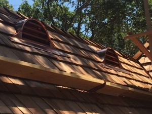 Winged Copper Dormer Vents