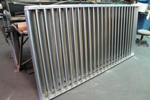 Large Galvanized Louver for Commercial application
