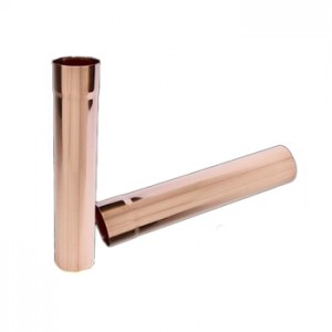 2 1/4" seamless copper downspout