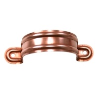 2 1/4" stamped copper downspout strap