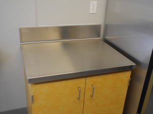 Work Station Stainless Steel Top for MVHS