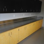 Long 16 Ga Stainless Steel Countertop for MVHS