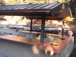 outdoor copper counters