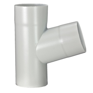 WTZ4Y_sm galvanized steel downspout Y pipe