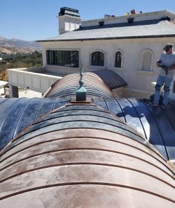 Copper Barrel Roof 2 Sept 2021