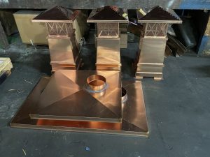 Copper Chimney Pot Deco Tops