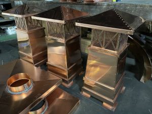 Copper Chimney Pot Deco Tops
