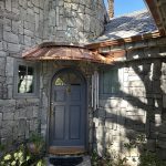 Copper Standing Seam Entryway Roof