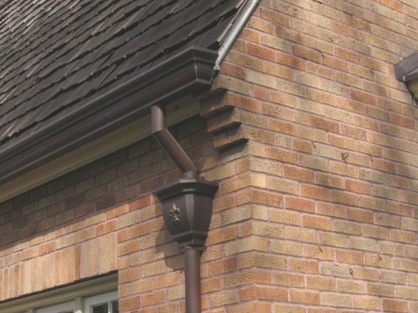 Domich Residence copper gutters and hood (3)