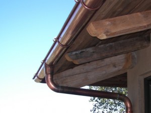 6" World Gutter System With Cast Brass Hangers